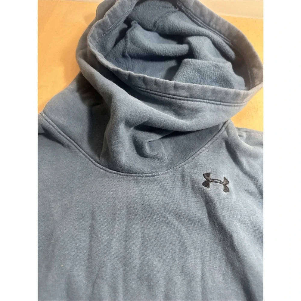 Under Armour Cowl Hoodie Jacket Pull-on Blue Women's Size L Large - Picture 2 of 5